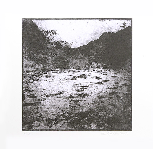 Temporary Company of the River Etching