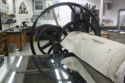 the etching press